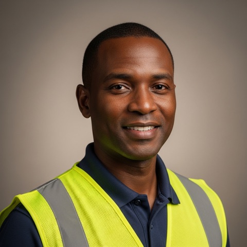 Portrait of Sam Okoye
